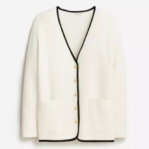 J.Crew Giselle V-Neck Sweater Blazer S ASO Meghan Markle NWOT